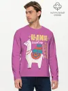 Мужской лонгслив базовый / Lama