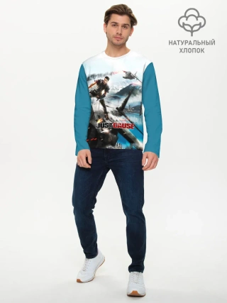 Мужской лонгслив базовый / Just Cause