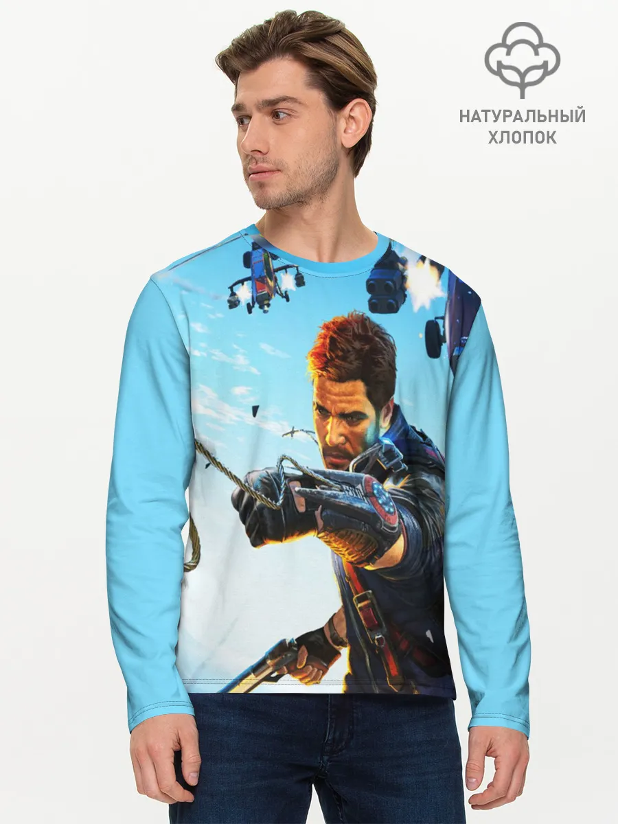Мужской лонгслив базовый / JustCause