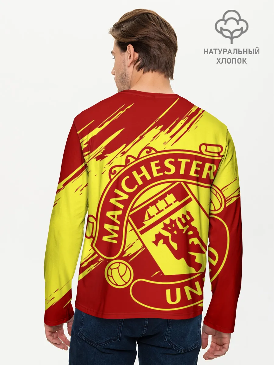 Мужской лонгслив базовый / Манчестер Юнайтед