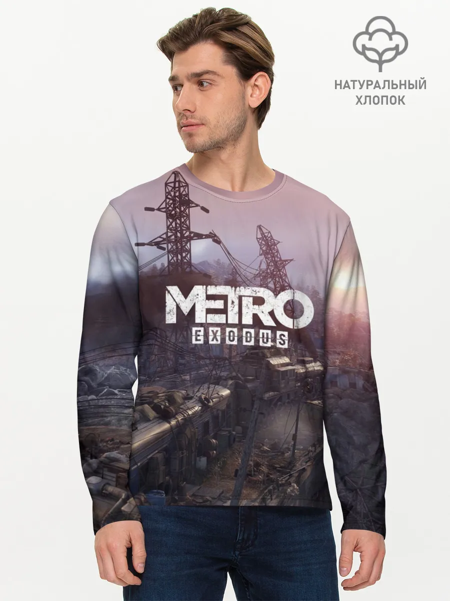 Мужской лонгслив базовый / Metro Exodus