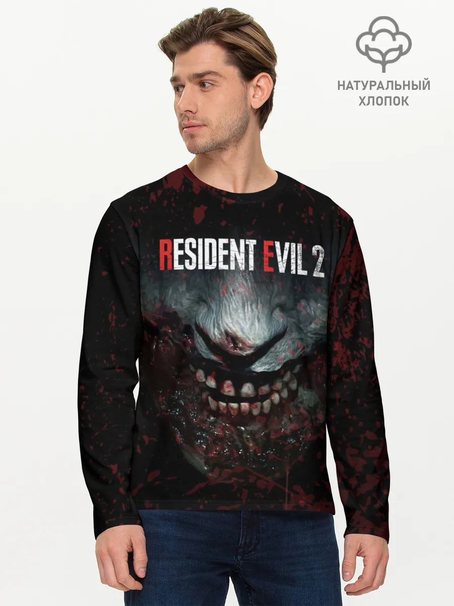 Мужской лонгслив базовый / Resident Evil 2 Remake