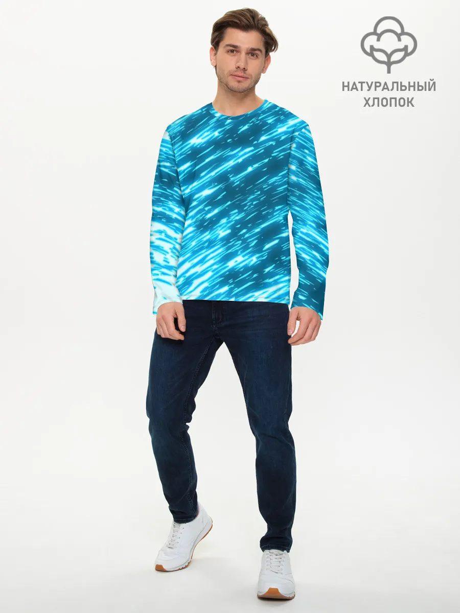 Мужской лонгслив базовый / ЛЕДЯНОЙ ШТОРМ