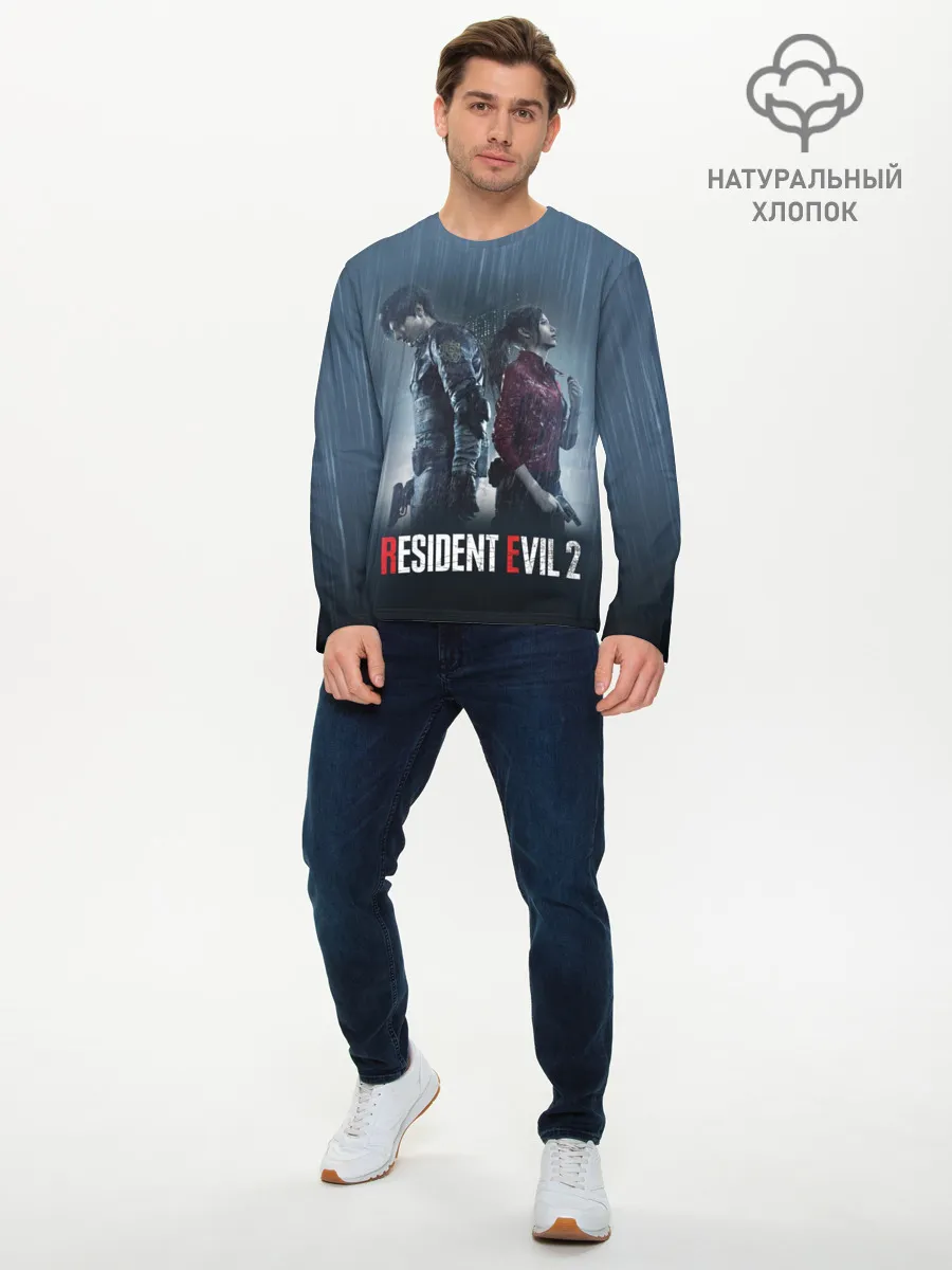 Мужской лонгслив базовый / Resident Evil 2 Remake