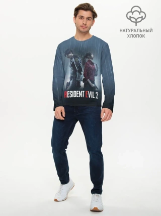 Мужской лонгслив базовый / Resident Evil 2 Remake