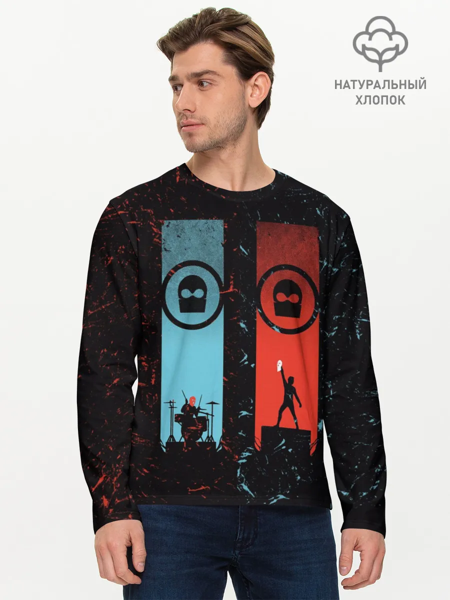 Мужской лонгслив базовый / Twenty One Pilots