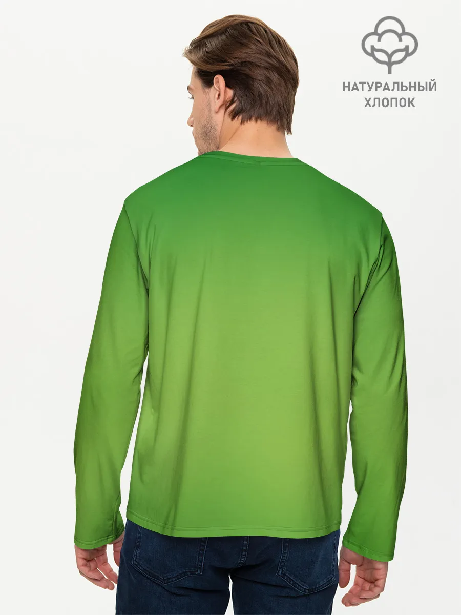 Мужской лонгслив базовый / Гринч