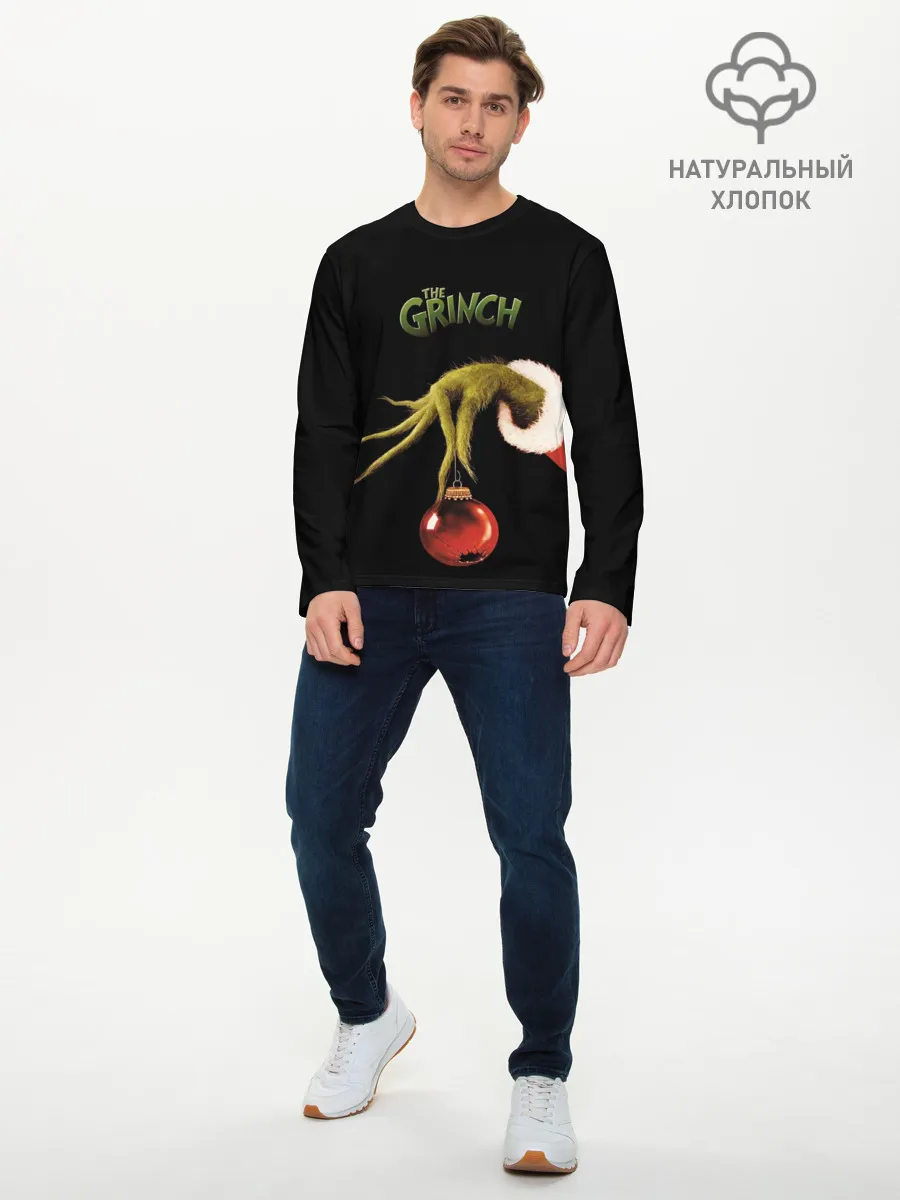 Мужской лонгслив базовый / Похититель рождества