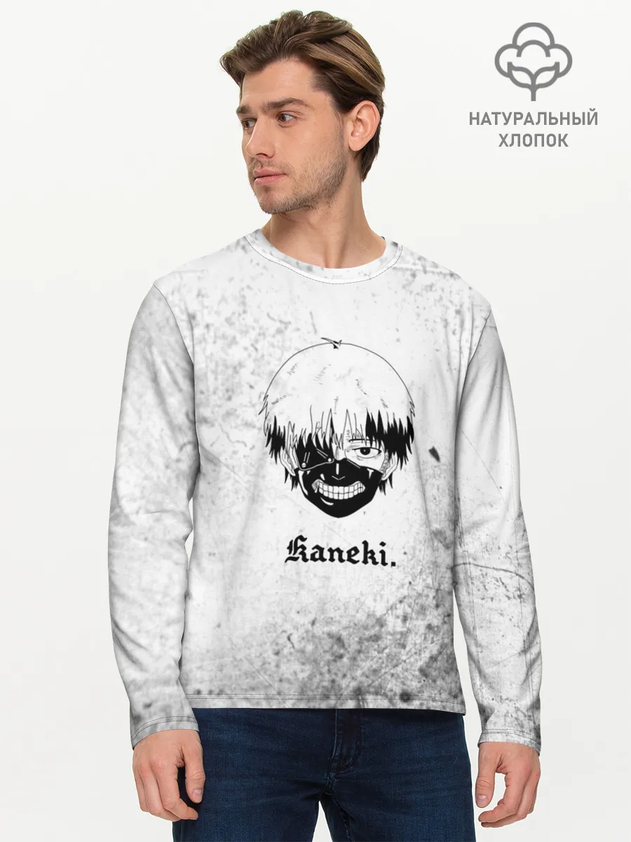 Мужской лонгслив базовый / Токийский гуль