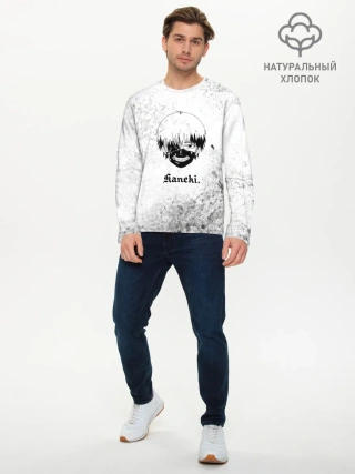 Мужской лонгслив базовый / Токийский гуль