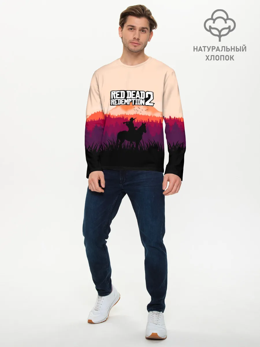 Мужской лонгслив базовый / Red Dead Redemption