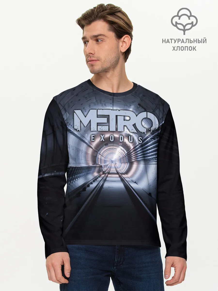 Мужской лонгслив базовый / Metro Exodus