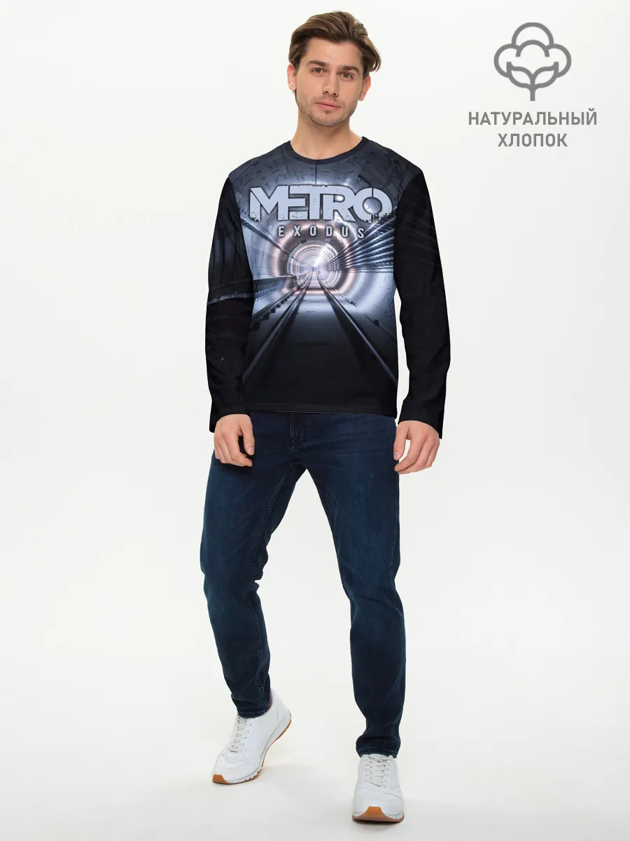 Мужской лонгслив базовый / Metro Exodus