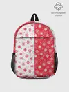 Рюкзак детский / Снежинки - новогодние узоры