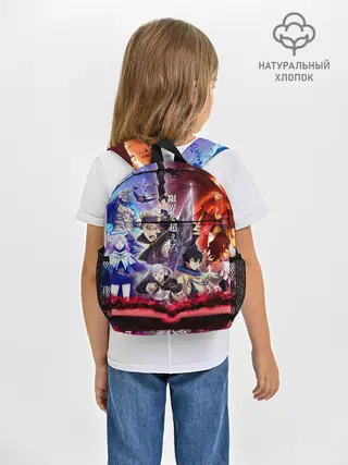 Рюкзак детский / Черный клевер герои и вселенная Аста Юно
