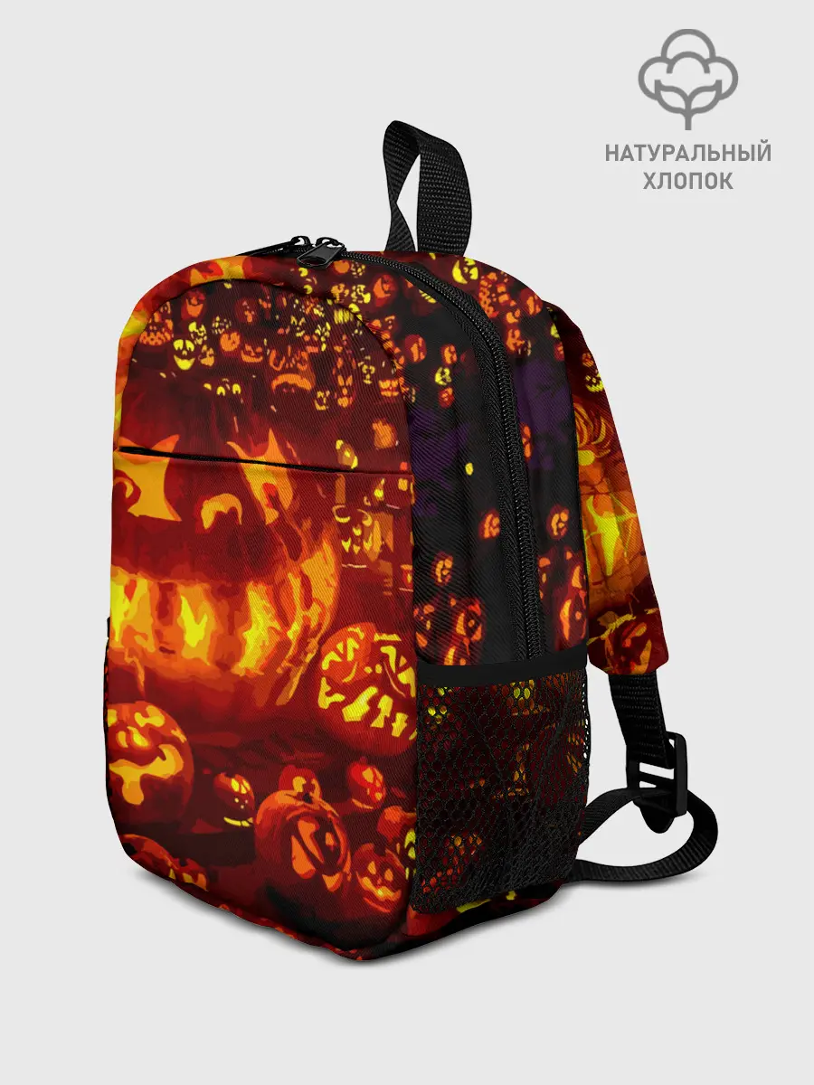 Рюкзак детский / Тыквы на Хэллоуин