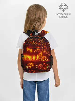 Рюкзак детский / Тыквы на Хэллоуин