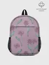 Рюкзак детский / Розовые герберы на розовом фоне
