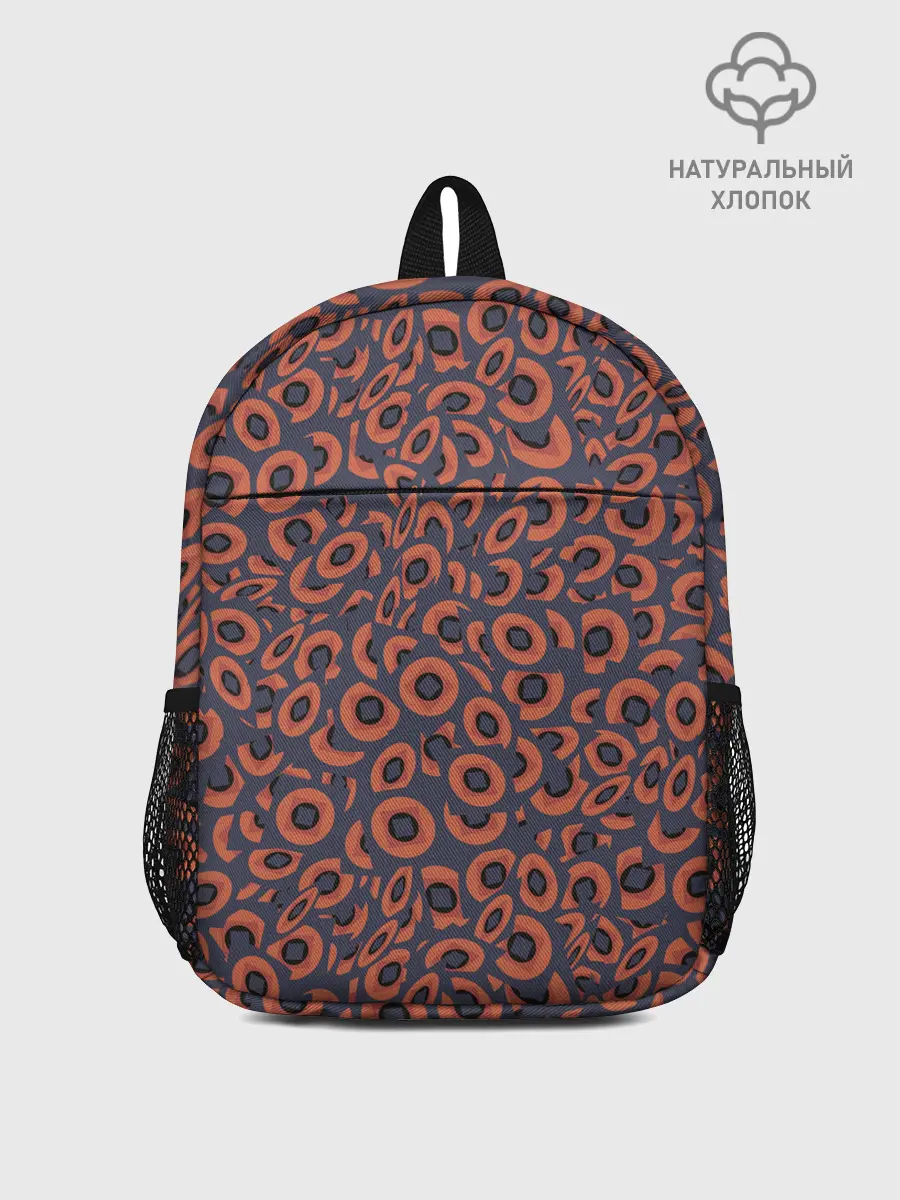 Рюкзак детский / Абстракция квадраты и круги