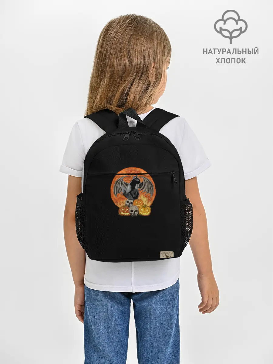 Рюкзак детский / Хэллоуинская кошка