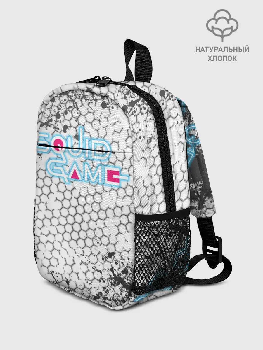 Рюкзак детский / Игра в кальмара Неон