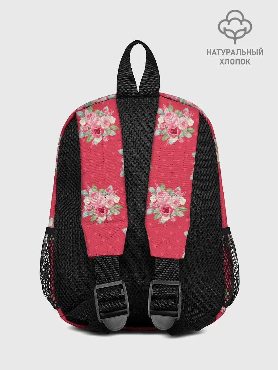 Рюкзак детский / Красные цветы розы