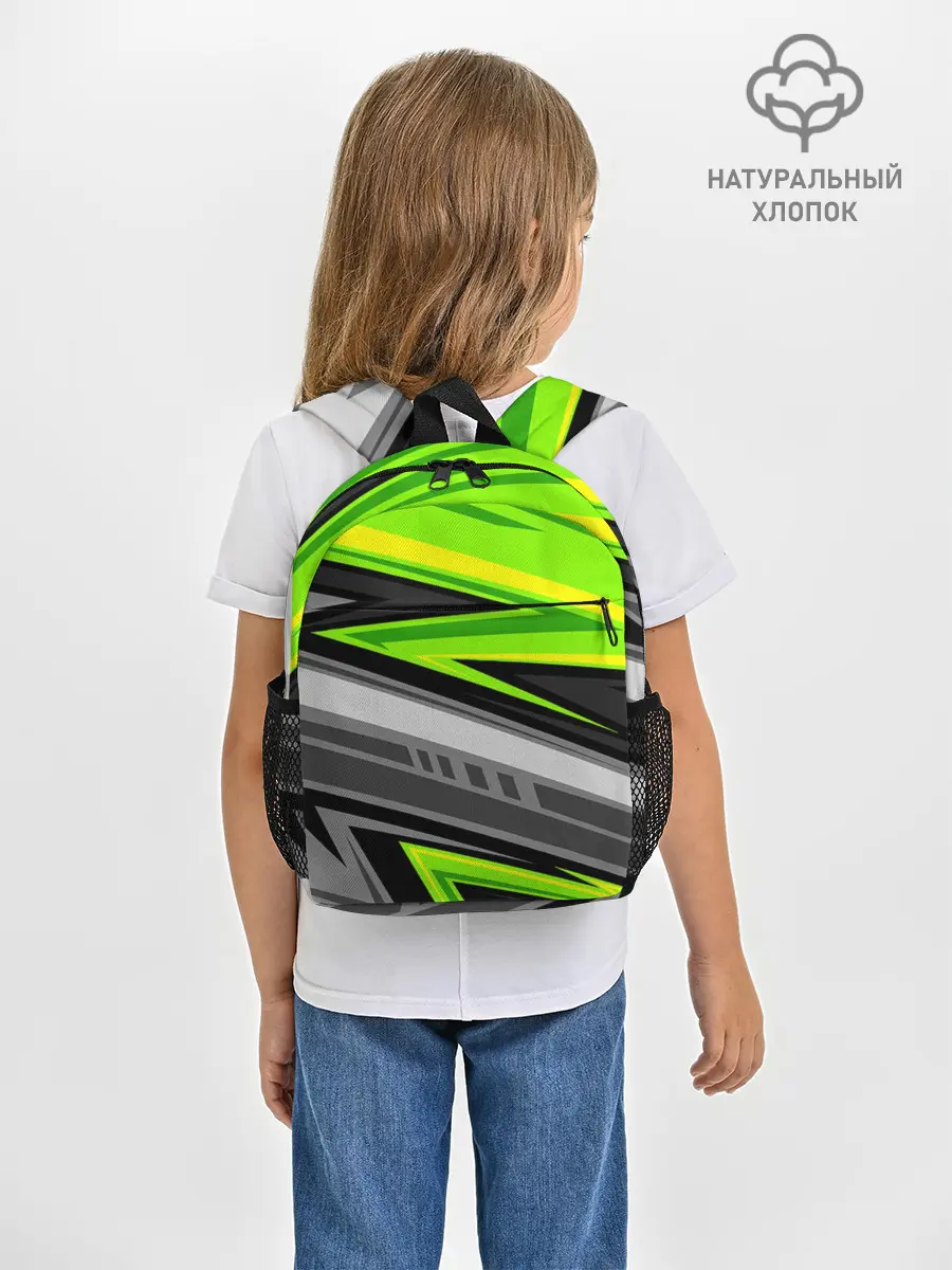 Рюкзак детский / Зеленые линии