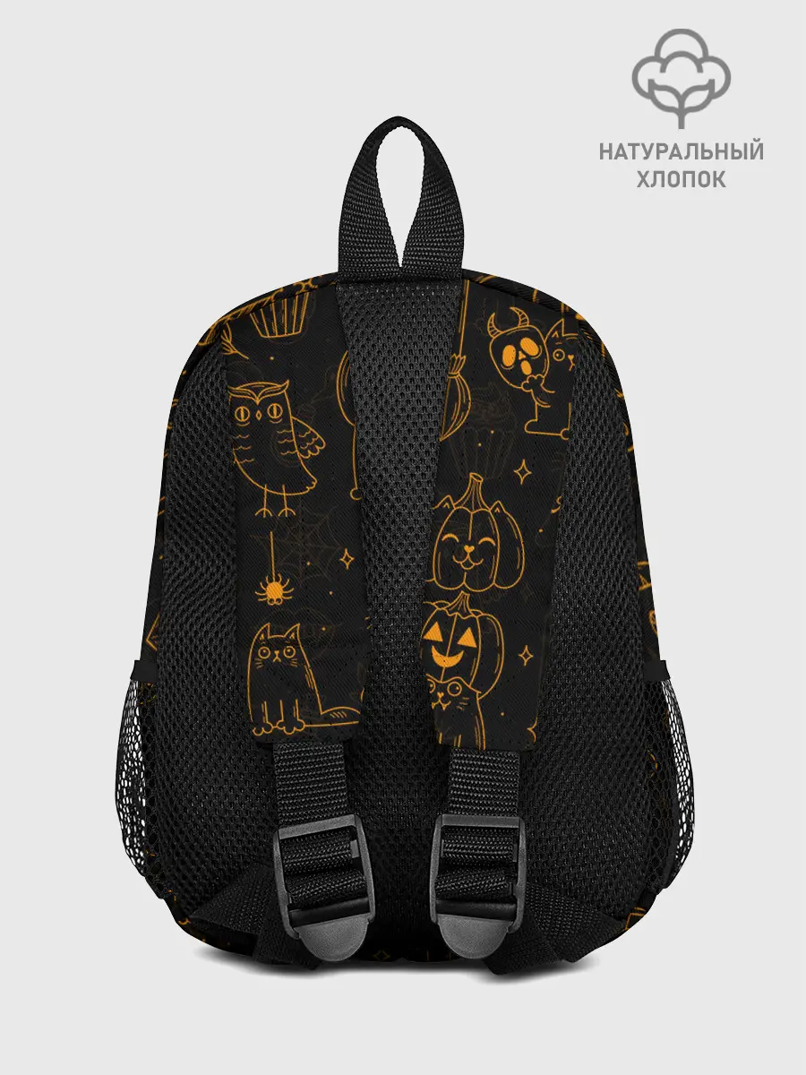Рюкзак детский / ХЕЛЛОУИН ПАТТЕРН КОТИКИ / HALLOWEEN KITTY