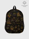 Рюкзак детский / ХЕЛЛОУИН ПАТТЕРН КОТИКИ / HALLOWEEN KITTY