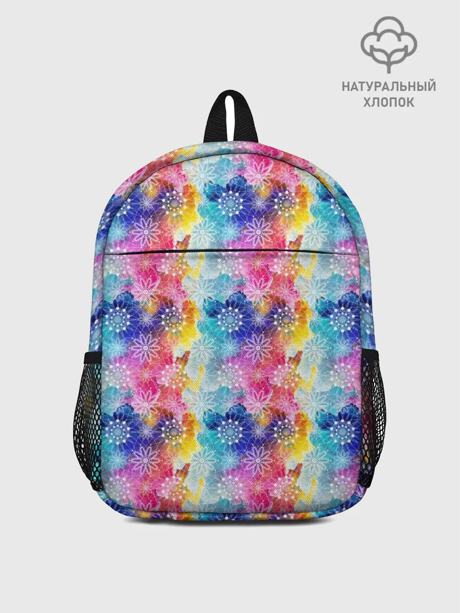 Рюкзак детский / Радужные Снежные Узоры