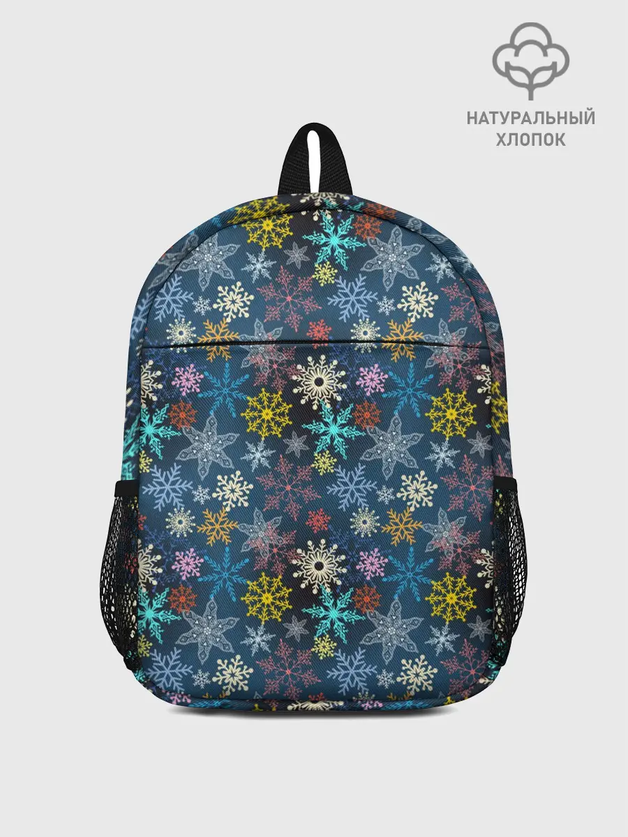 Рюкзак детский / Красочные Снежинки