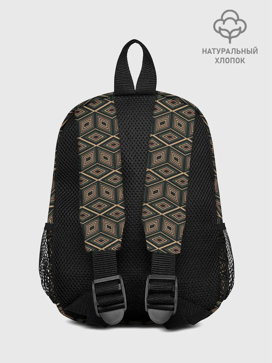 Рюкзак детский / Абстракция из квадратов и ромбов