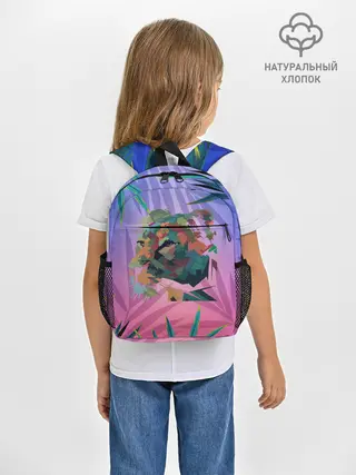 Рюкзак детский / Тигр из абстракций
