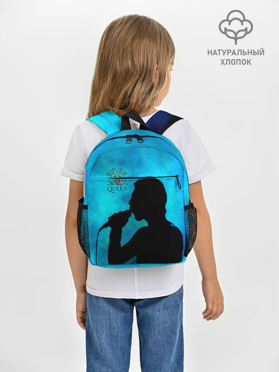 Рюкзак детский / Силуэт Фредди Меркьюри группа Queen