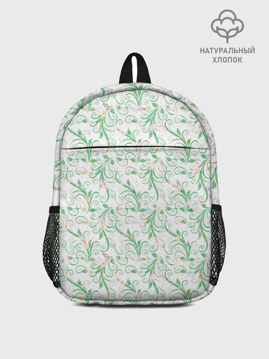 Рюкзак детский / Весенние узоры из листьев