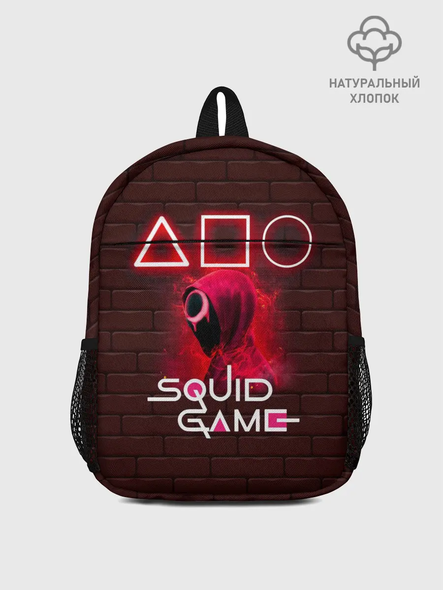 Рюкзак детский / SQUID GAME | ИГРА В КАЛЬМАРА СОТРУДНИК