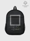 Рюкзак детский / ИГРА В КАЛЬМАРА СИМВОЛ КВАДРАТ | SQUID GAME