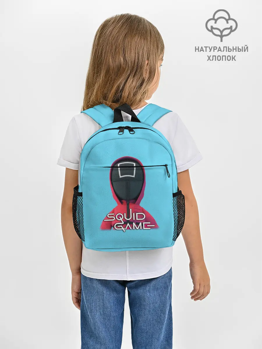 Рюкзак детский / Squid game квадрат - Игра в кальмара