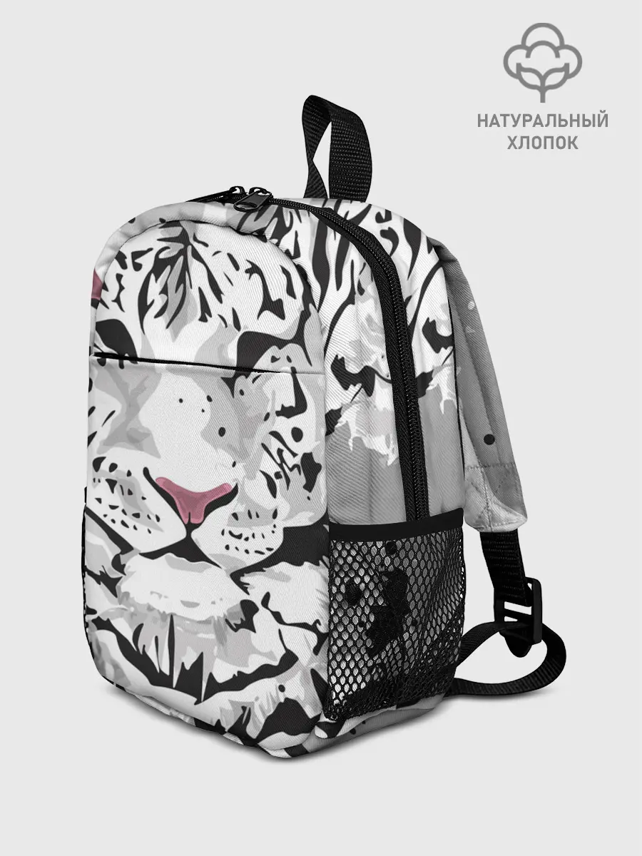 Рюкзак детский / Белый снежный тигр