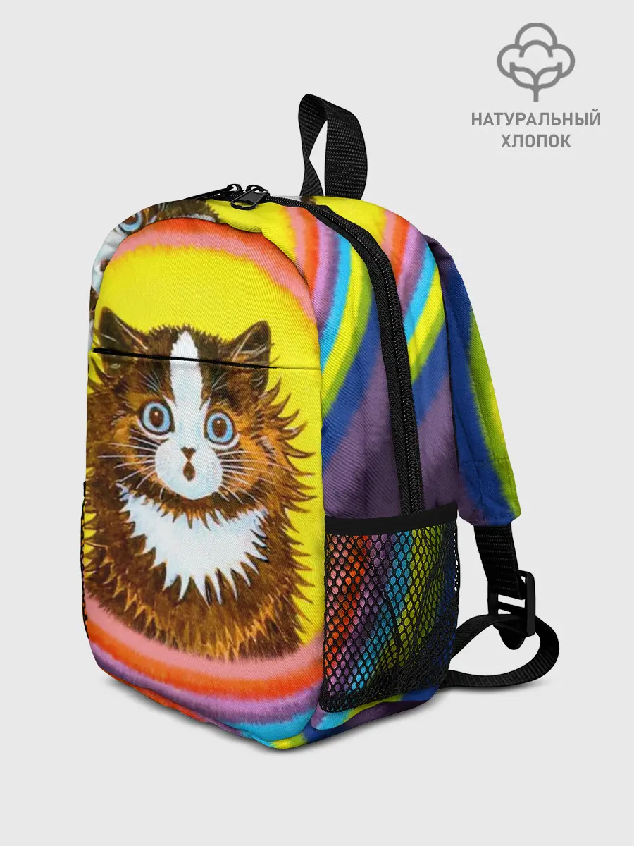 Рюкзак детский / Радужный кот Луиса Уэйна