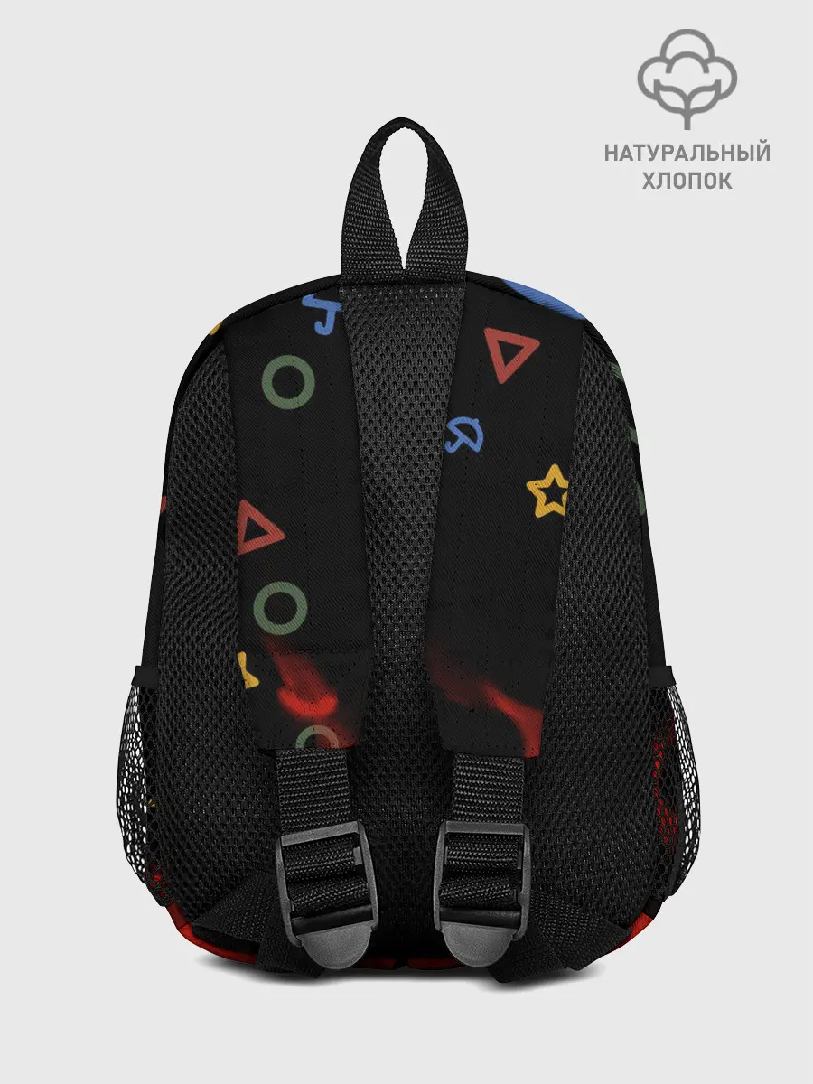 Рюкзак детский / Игра в кальмара пламя.