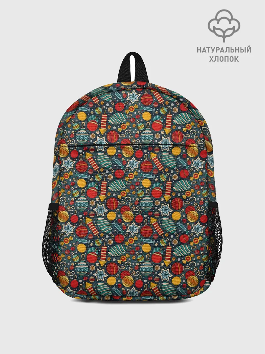 Рюкзак детский / Новогодняя Праздничная Символика