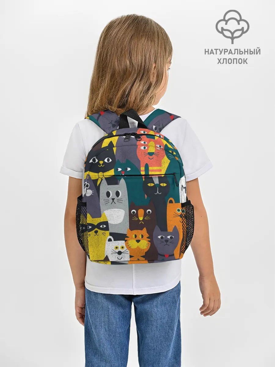 Рюкзак детский / крутые коты