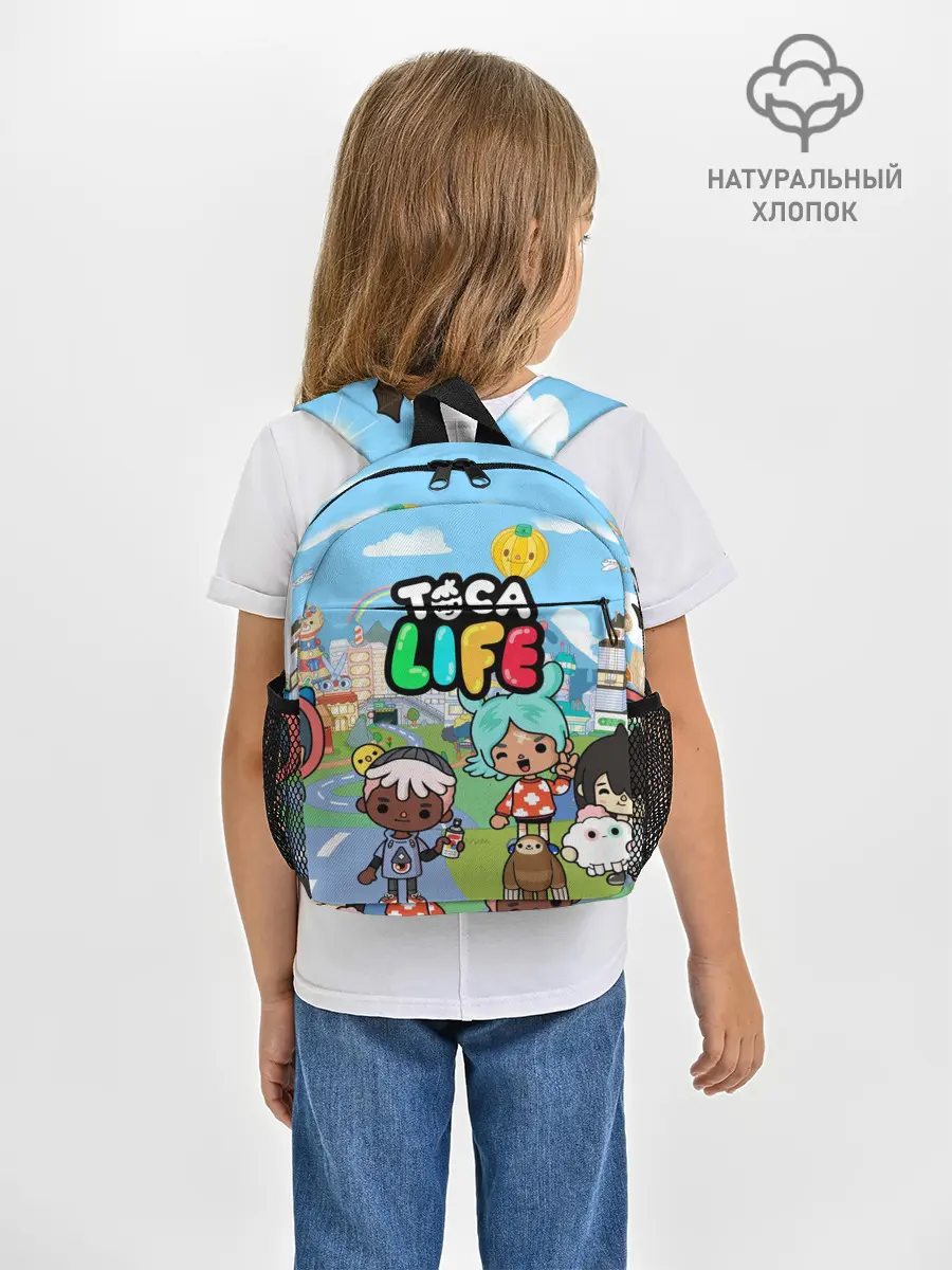 Рюкзак детский / Toca Boca | Тока бока Рита, Зик, Нари, Леон