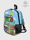 Рюкзак детский / Toca Boca | Тока бока Рита, Зик, Нари, Леон