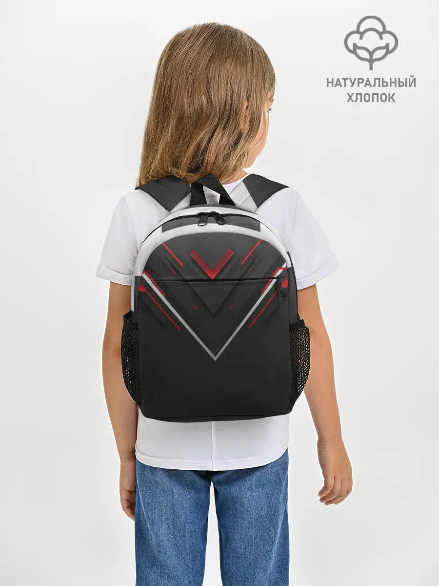 Рюкзак детский / футуристический вектор