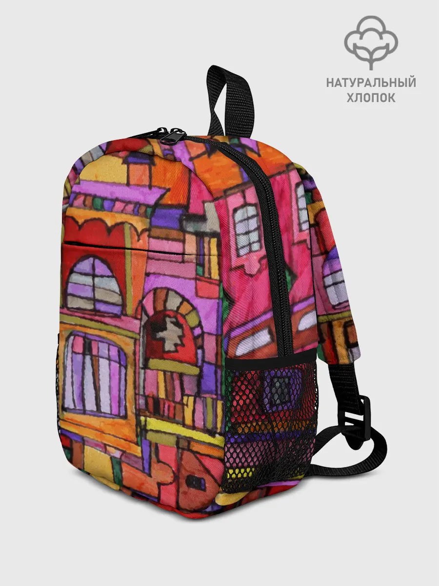 Рюкзак детский / Скетч большого города