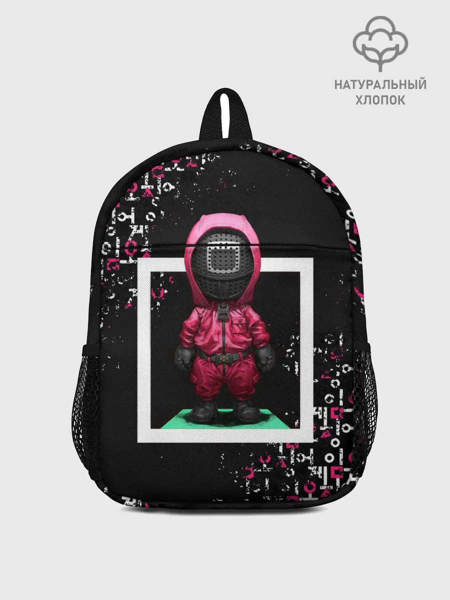 Рюкзак детский / ИГРА В КАЛЬМАРА | SQUID GAME СТРАЖ