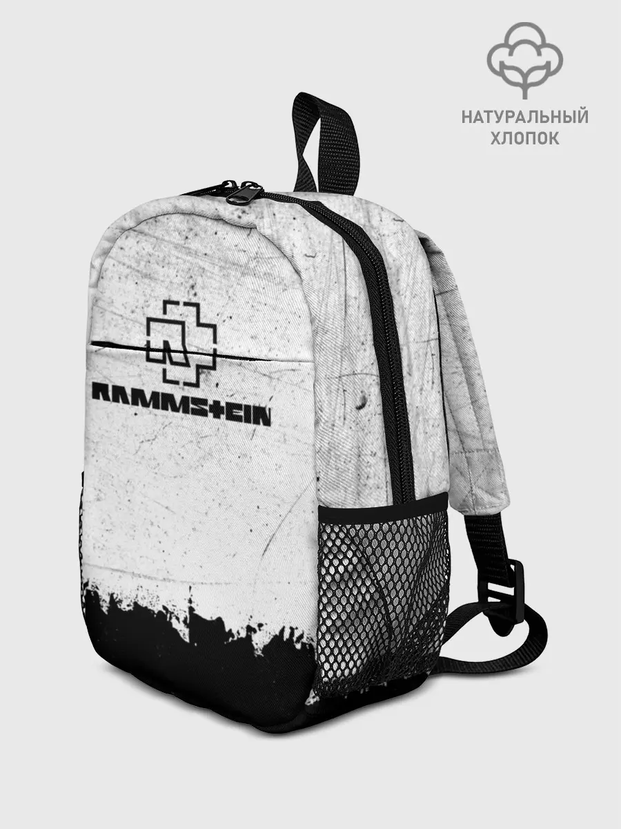 Рюкзак детский / Рамштайн ЧБ Гранж | Rammstein Rock