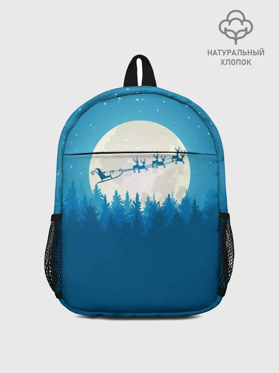 Рюкзак детский / Санта с Оленями